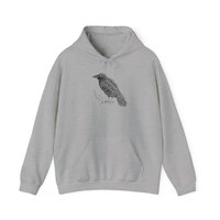 Raven Crow Hooded Sweatshirt 