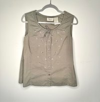 Green&Flowers Cotton Top  ℓαяgє 