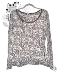Eggplant&Damask Tee  ℓαяgє 
