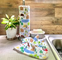 Summertime Paperless Towels || Unpaper Towels || Eco Sustainable 12x12 Sheets