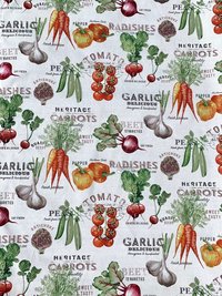 Garden Vegetables Chef Towel || Nature Inspired Kitchen Towel