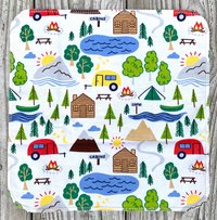 Summertime Paperless Towels || Unpaper Towels || Eco Sustainable 12x12 Sheets