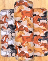 Wild Horses Paperless Towels || Unpaper Towels ||Eco Kitchen Botanical Gift  12x12 Sheets