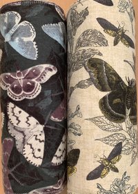 Winter Moths Paperless Towels || Unpaper Towels || Eco Sustainable Kitchen 12x12 Sheets