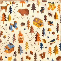 Cabin in the Woods Paperless Towels || Unpaper Towels || Eco Sustainable Zero Waste Kitchen 12x12 Sheets