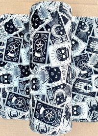Spooky Tarot Paperless Towels || Unpaper Towels || Eco Sustainable Kitchen 12x12 Sheets