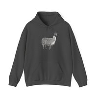 Llovely Llama Hoodie || Llama Llover Hoodie || Llama Hooded Sweatshirt Gender Neutral Gift