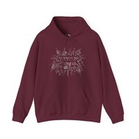 Surround Yourself || Wildflower Hoodie || Flower Hoodie || Gender Neutral Gift Hooded Sweatshirt
