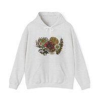 Floral Botanical Hoodie Sweatshirt || Flower Hoodie || Eco Nature Gender Neutral Gift