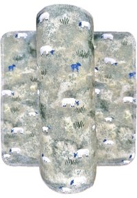 Sheep Paperless Towels || Unpaper Towels || Zero-Waste Eco Kitchen Gift 12x12 Sheets
