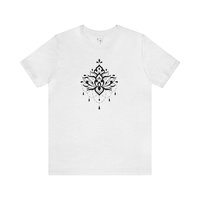 Lotus Tee Shirt || Lotus T-Shirt || Lotus Yoga Zen Henna Art T-shirt || Gender Neutral Gift