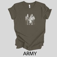 Tree Tee Shirt || Tree Lover T-Shirt || Forest T-shirt || Gender Neutral Gift || Forest Eco Tee