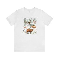 CAMELIDOLOGY Tee Shirt || Camelidology T-shirt || Gender Neutral Gift T-Shirt || Bactrian Camel Llama Guanaco Alpaca Vicuna