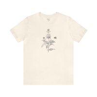 Bee Balm Bumblebee Tee Shirt || Monarda T-shirt || Pollinator Tee || Gender Neutral Gift