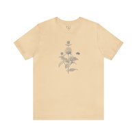 Bee Balm Bumblebee Tee Shirt || Monarda T-shirt || Pollinator Tee || Gender Neutral Gift