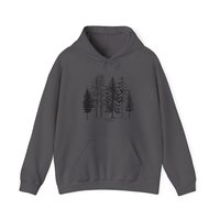 Forest Unisex Hoodie || Forest Trees Hoodie || Tree Forest Hooded Sweatshirt Gender Neutral Gift