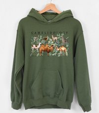CAMELIDOLOGY Hoodie || CAMELID Hoodie || Llama Alpaca Camel Hooded Sweatshirt Gender Neutral Gift