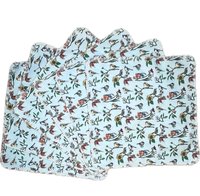 Spring Birds on blue Paperless Towels 