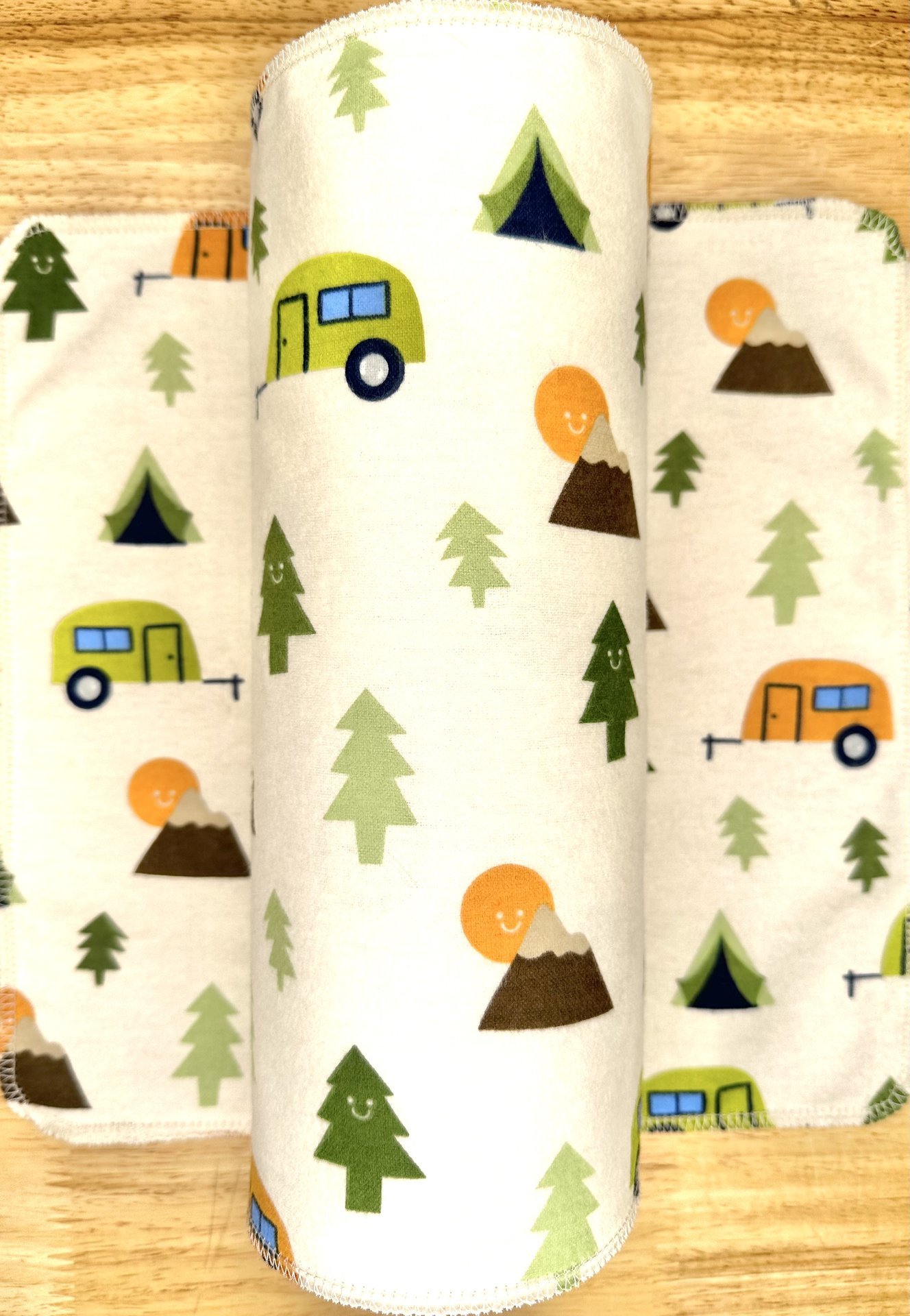 Adventure Time Paperless Towels || Unpaper Towels || Eco Sustainable Gifts 12x12 Sheets