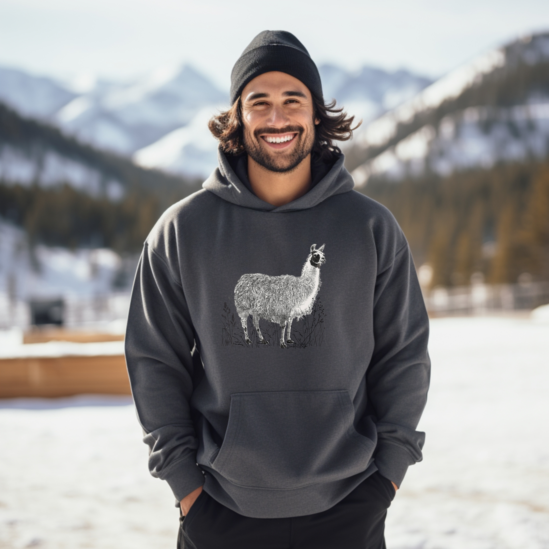 Llovely Llama Hoodie 