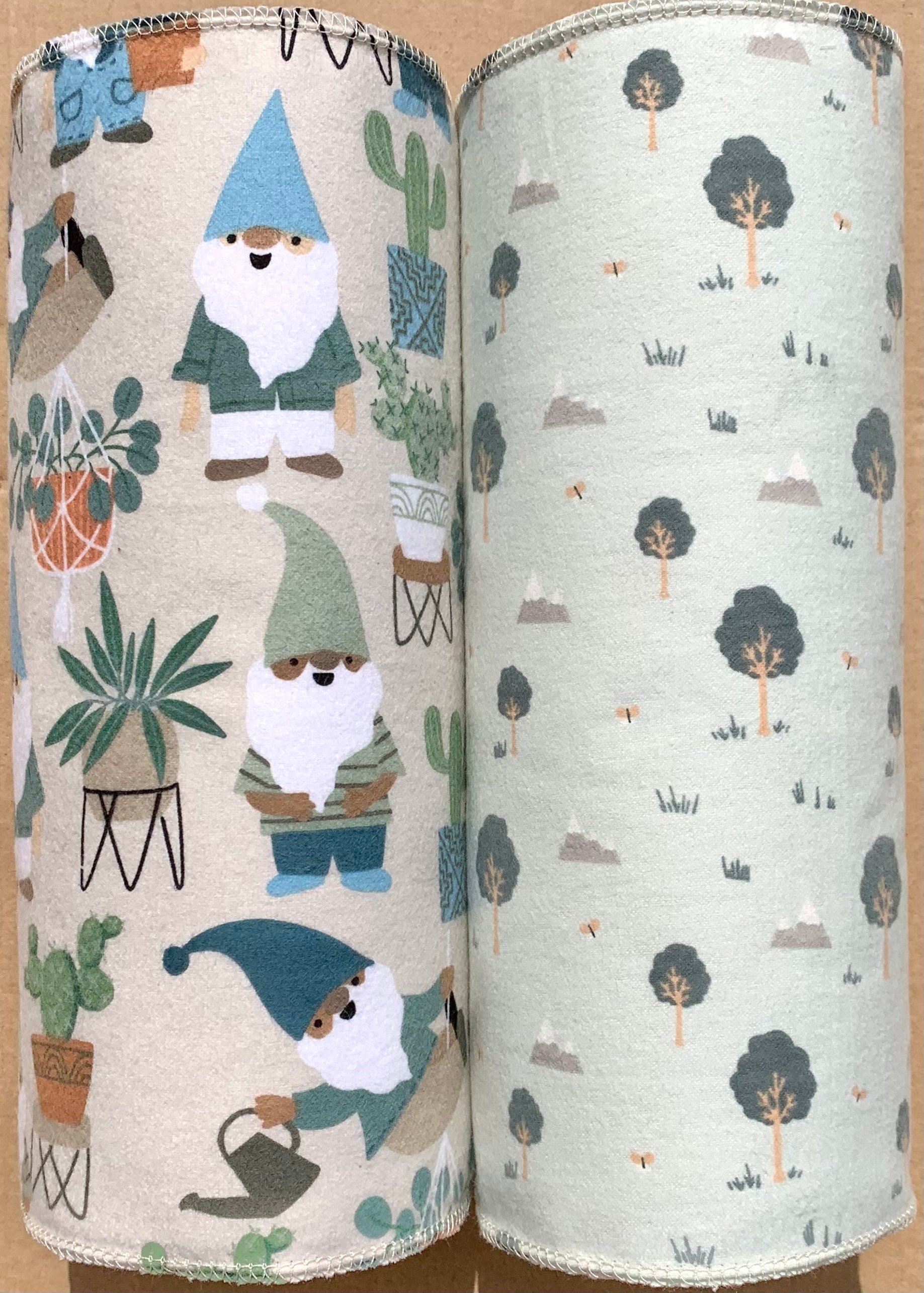 Gnomes & Plants Paperless Towels || Unpaper Towels || Eco Sustainable Zero Waste Kitchen 12x12 Sheets