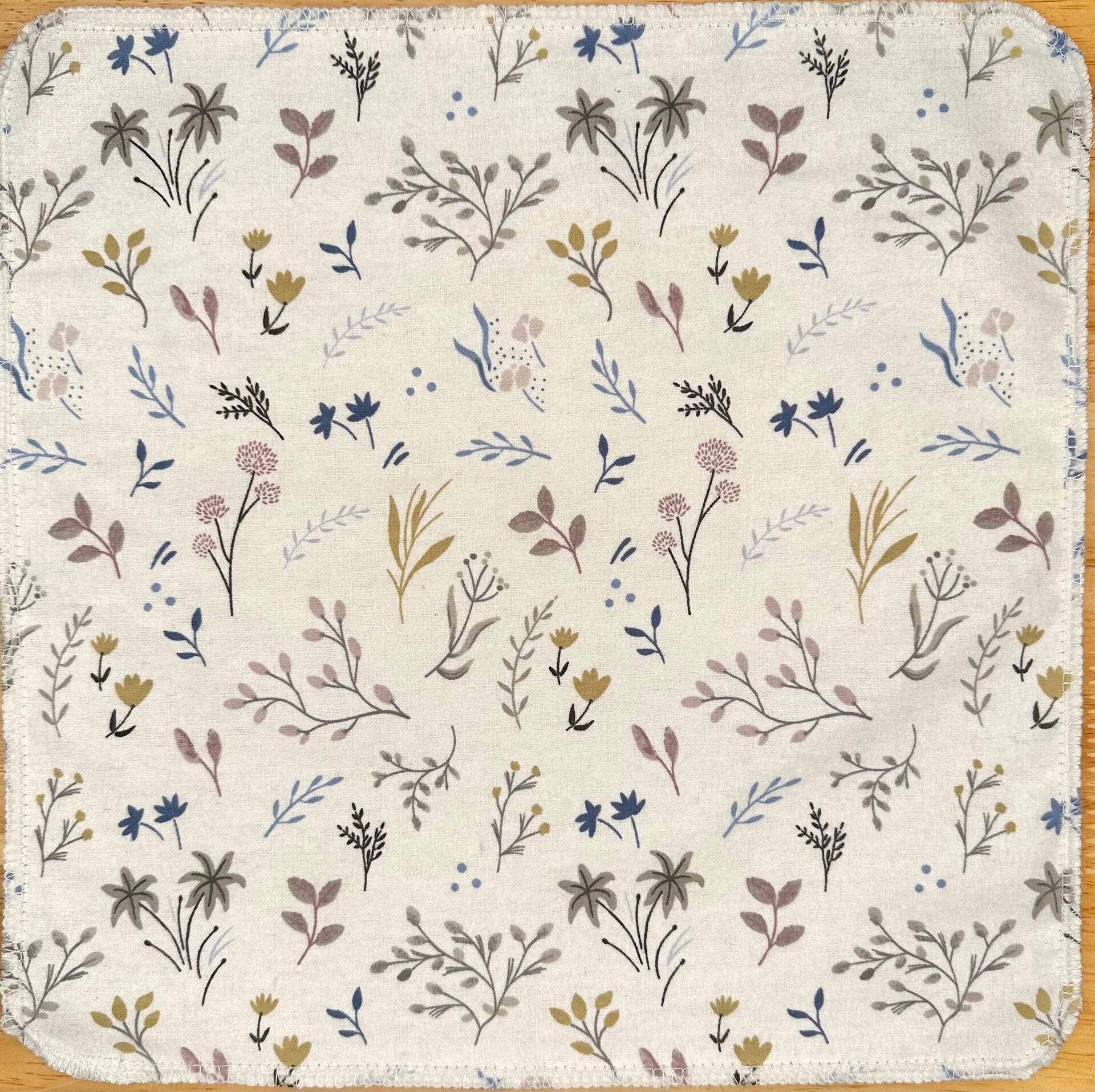Paperless Towels Sprigs & Leaves 12x12 Sheets || Unpaper Towels || Eco Kitchen Botanical Gift  || Sustainable Kitchen