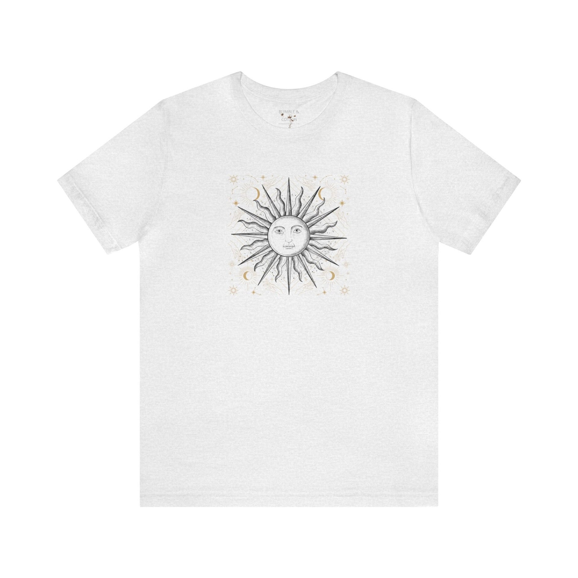 Esoteric Sun Tee Shirt || Celestrial Sun T-Shirt || Cosmic Sun T-shirt || Gender Neutral Gift