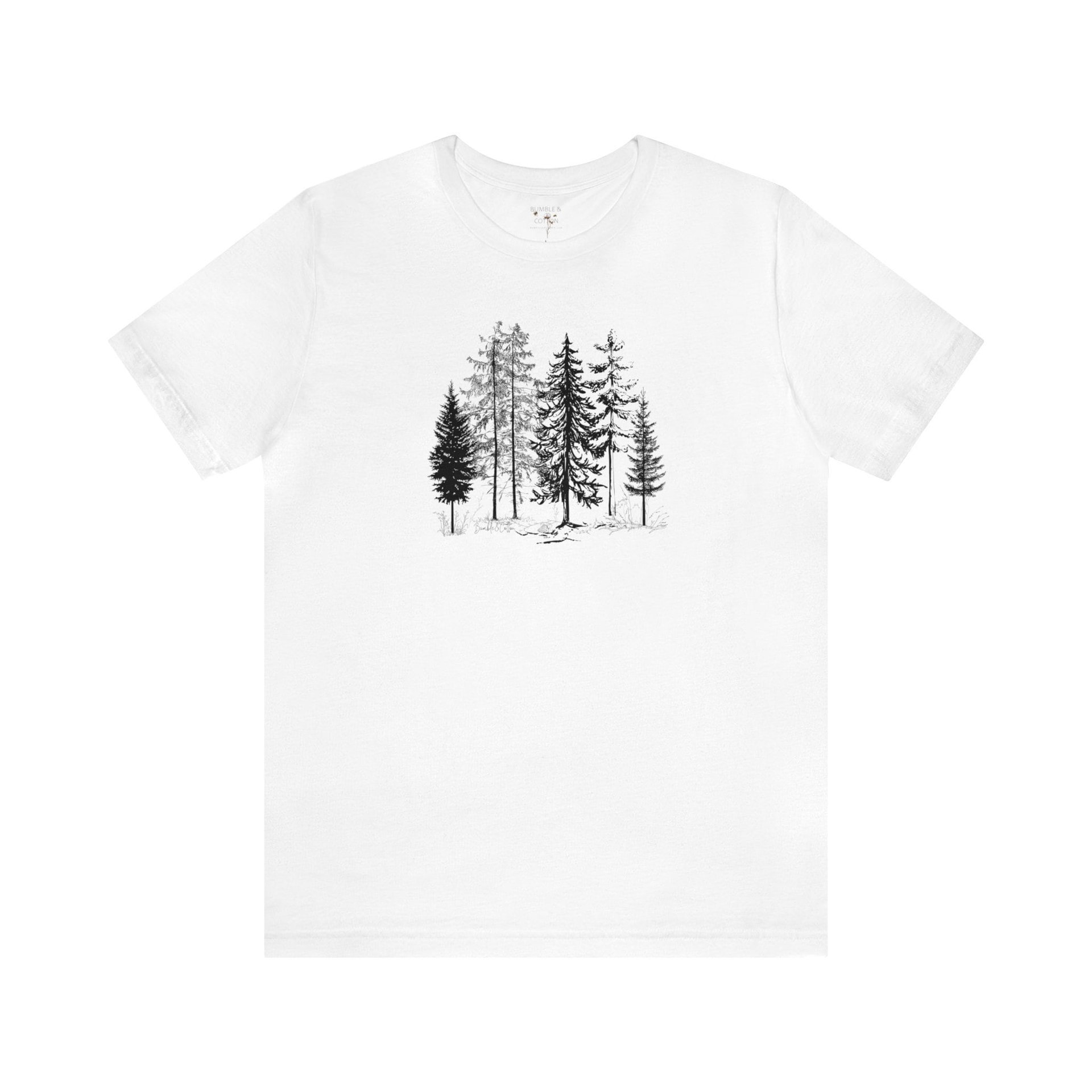 Forest Tee shirt || Forest Tree Shirt || Tree T-shirt || Tree Lover Nature Eco Tee Shirt Gender Neutral Gift