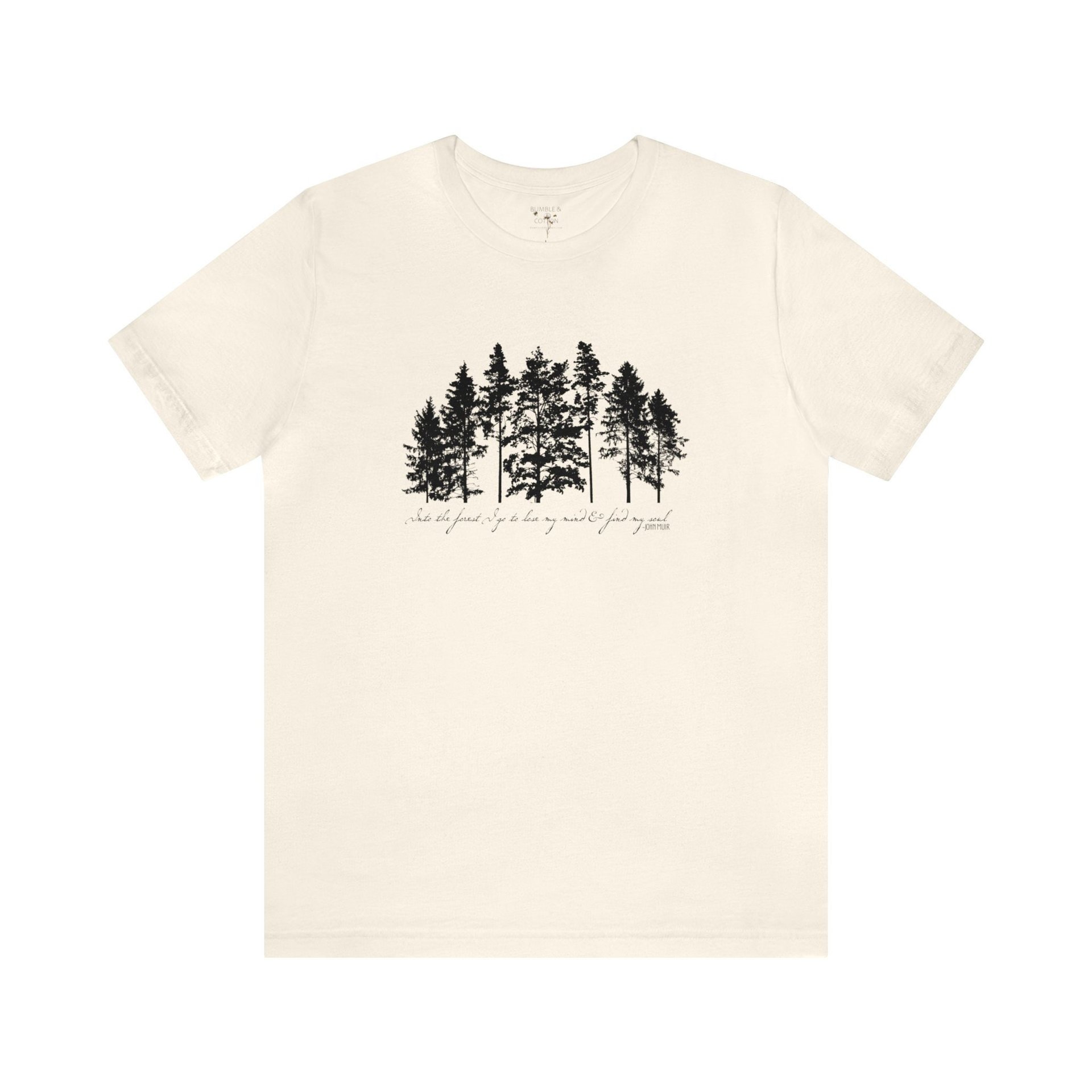 Into the Forest Tee shirt || Forest Tree Shirt || Nature Tree T-shirt Gender Neutral Gift
