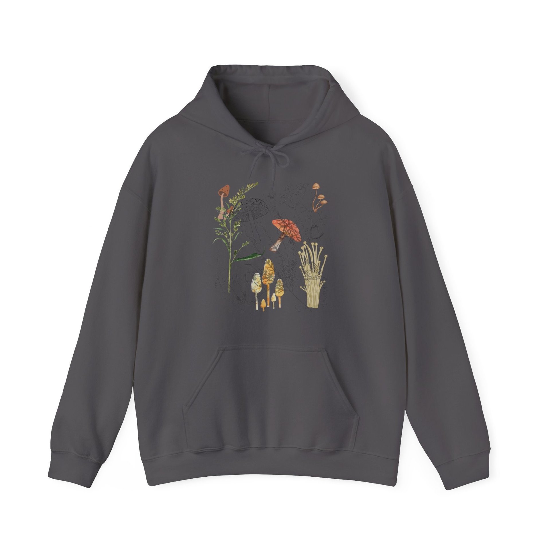 Mushroom Hoodie || Fungi Hoodie || Mycology Hooded Sweatshirt Gender Neutral Gift