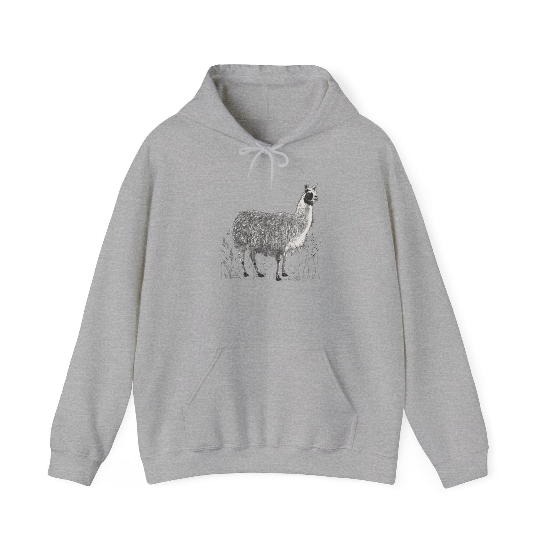 Llovely Llama Hoodie || Llama Llover Hoodie || Llama Hooded Sweatshirt Gender Neutral Gift