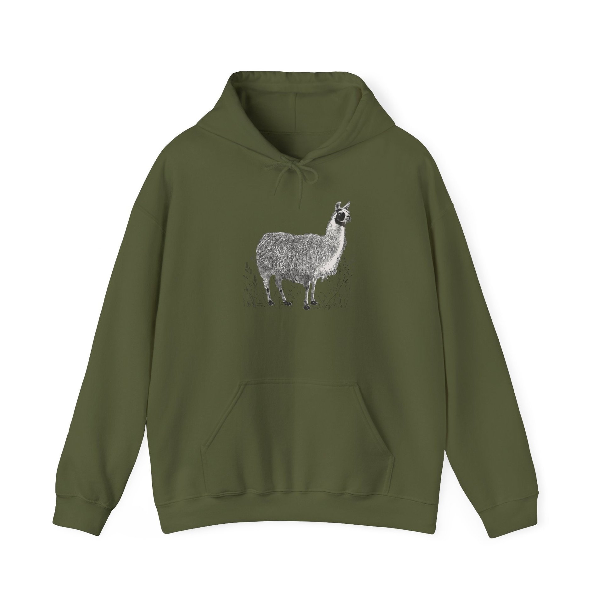 Llovely Llama Hoodie || Llama Llover Hoodie || Llama Hooded Sweatshirt Gender Neutral Gift