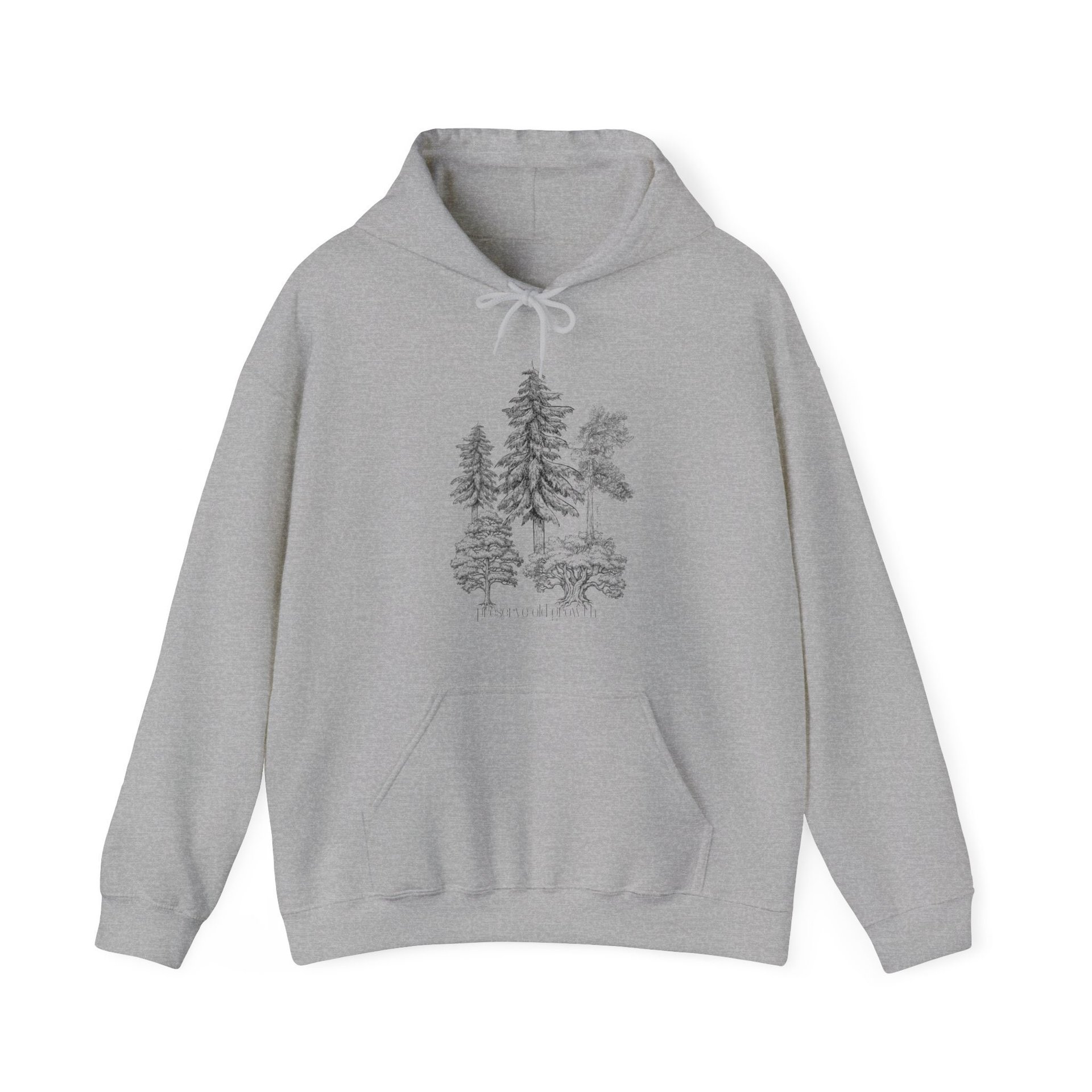 Preserve Old Growth Trees Gender Neutral Gift Hoodie || Tree Hoodie || Old Growth Forests
