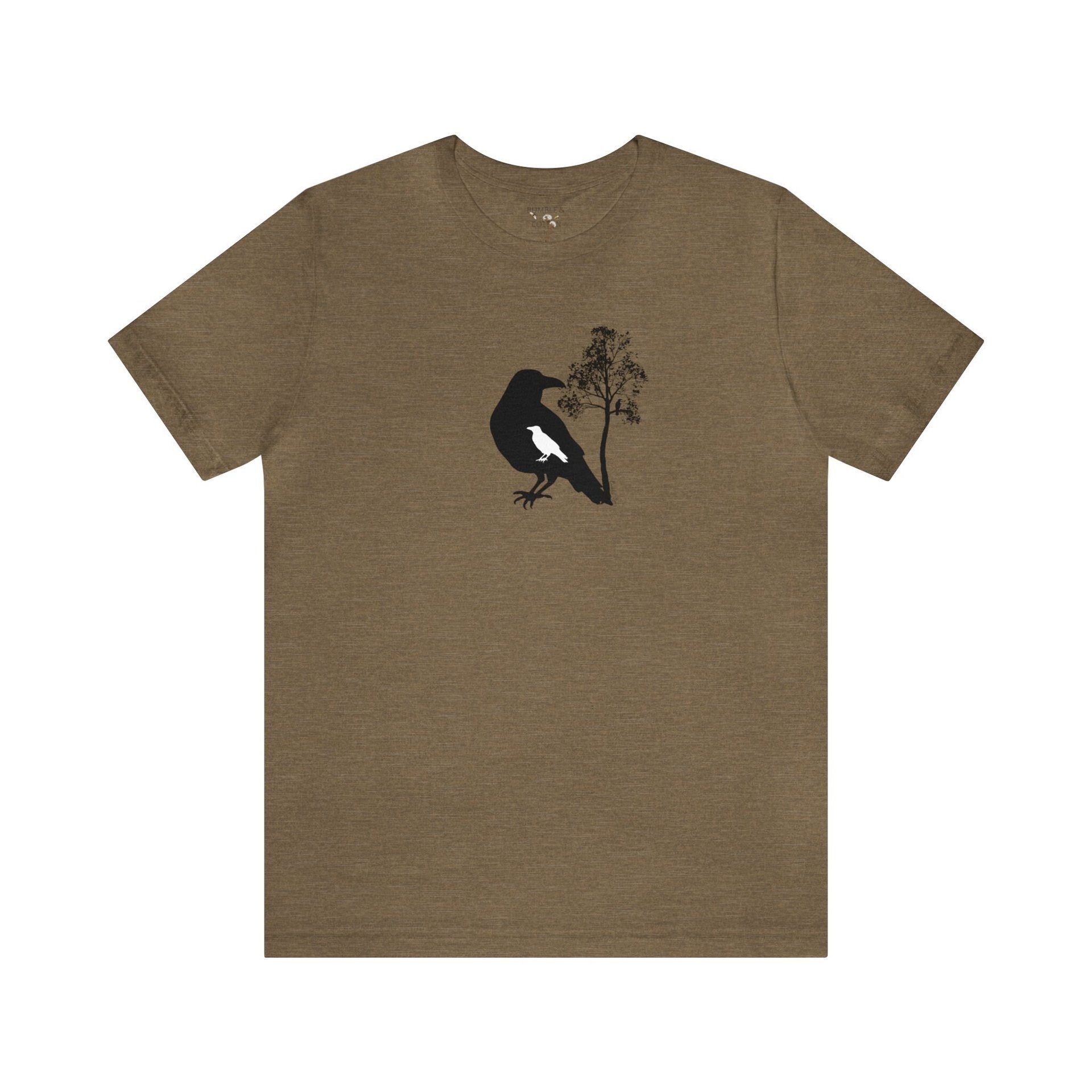 Crow Tee shirt || Crow Lover T-Shirt || Crow Raven Tree T-shirt || Gender Neutral Gift