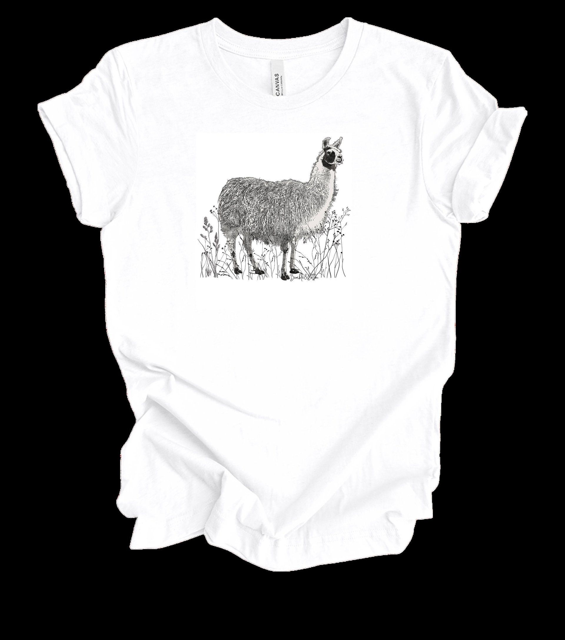Llovely Llama Tee Shirt || Llama T-Shirt || Llama Lover Tee || Gender Neutral Gift