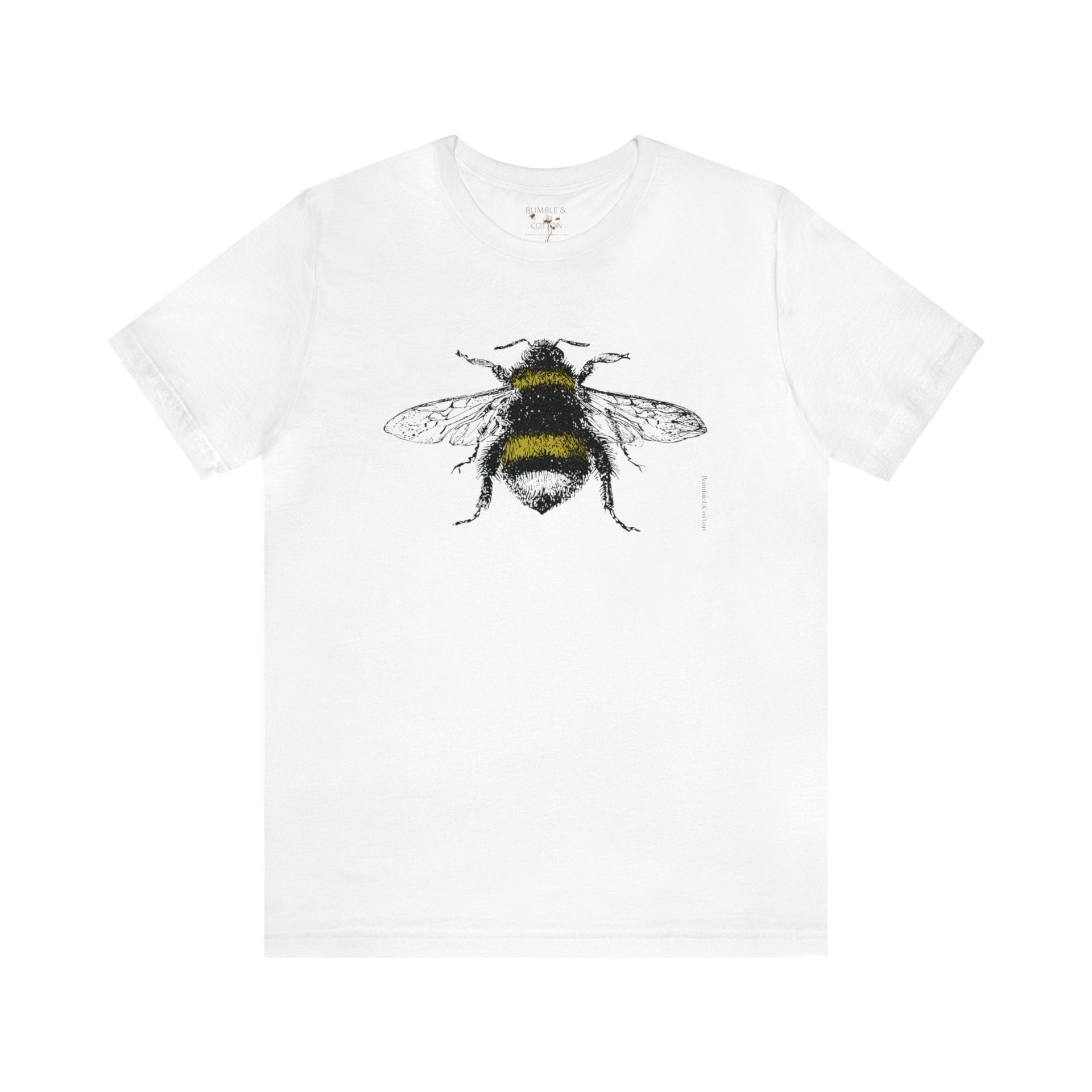 Bumble Bee Tee Shirt || Bombus Tee shirt || Vintage Bumble Bee T-shirt Gender Neutral Gift || Eco Tee