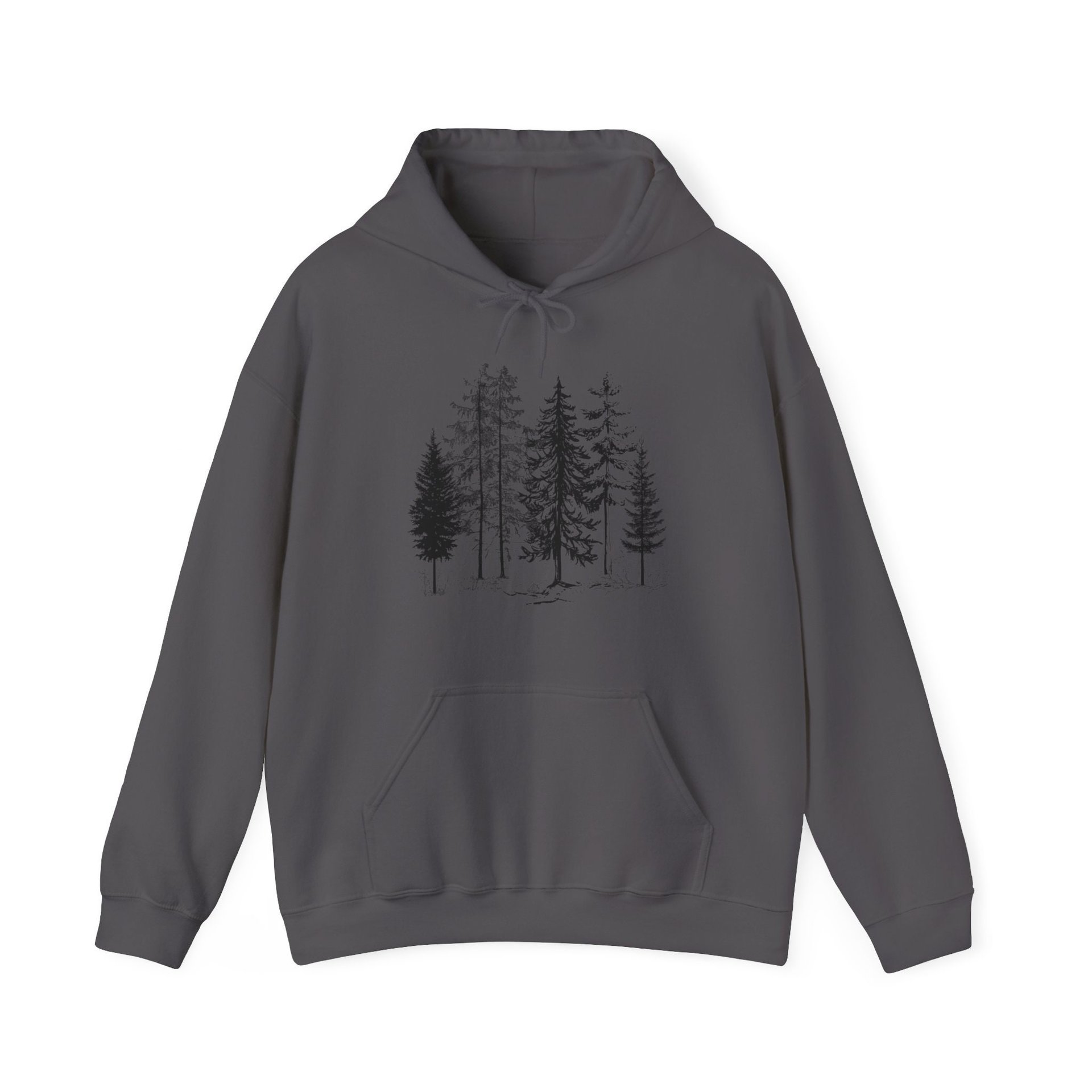 Forest Unisex Hoodie || Forest Trees Hoodie || Tree Forest Hooded Sweatshirt Gender Neutral Gift