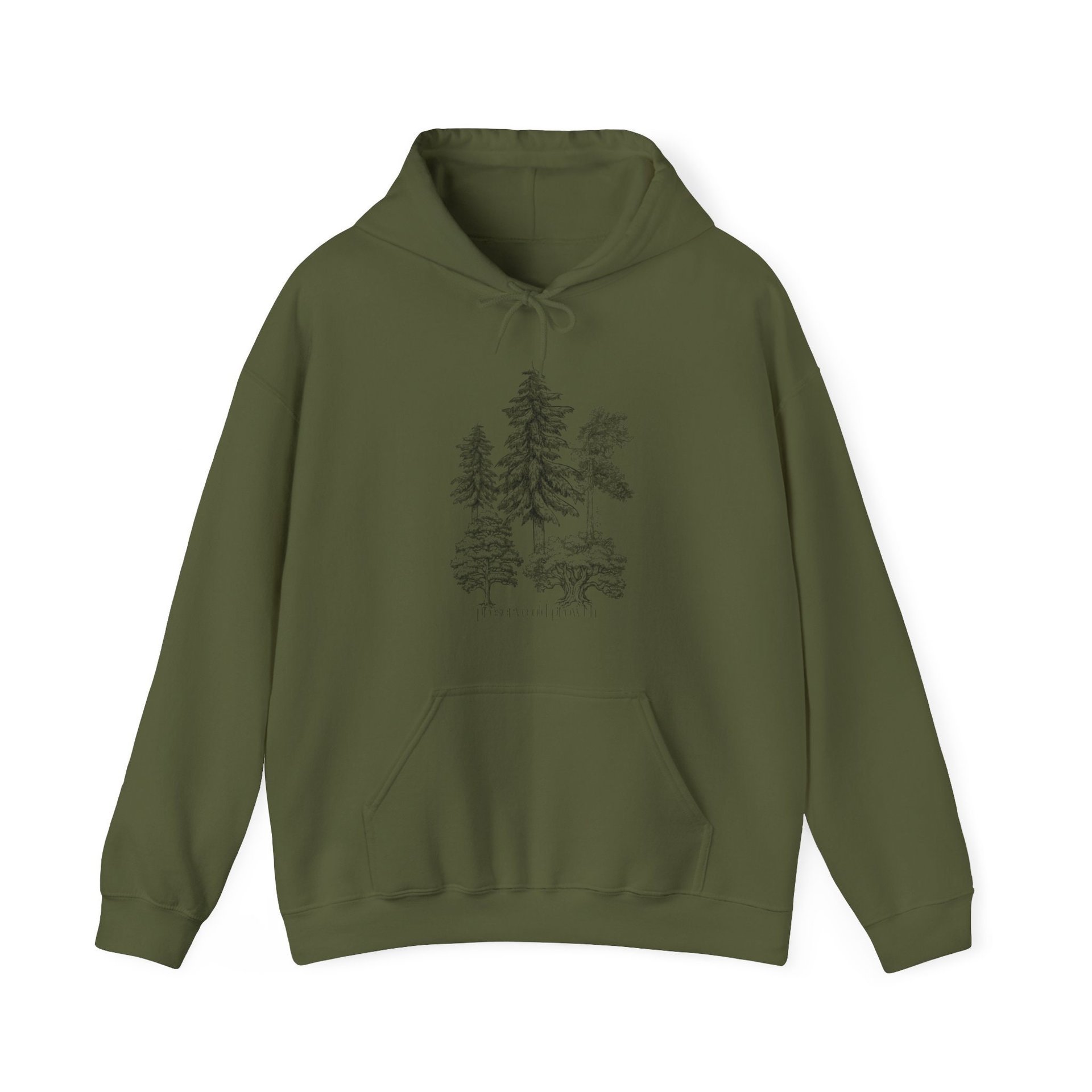 Preserve Old Growth Trees Gender Neutral Gift Hoodie || Tree Hoodie || Old Growth Forests