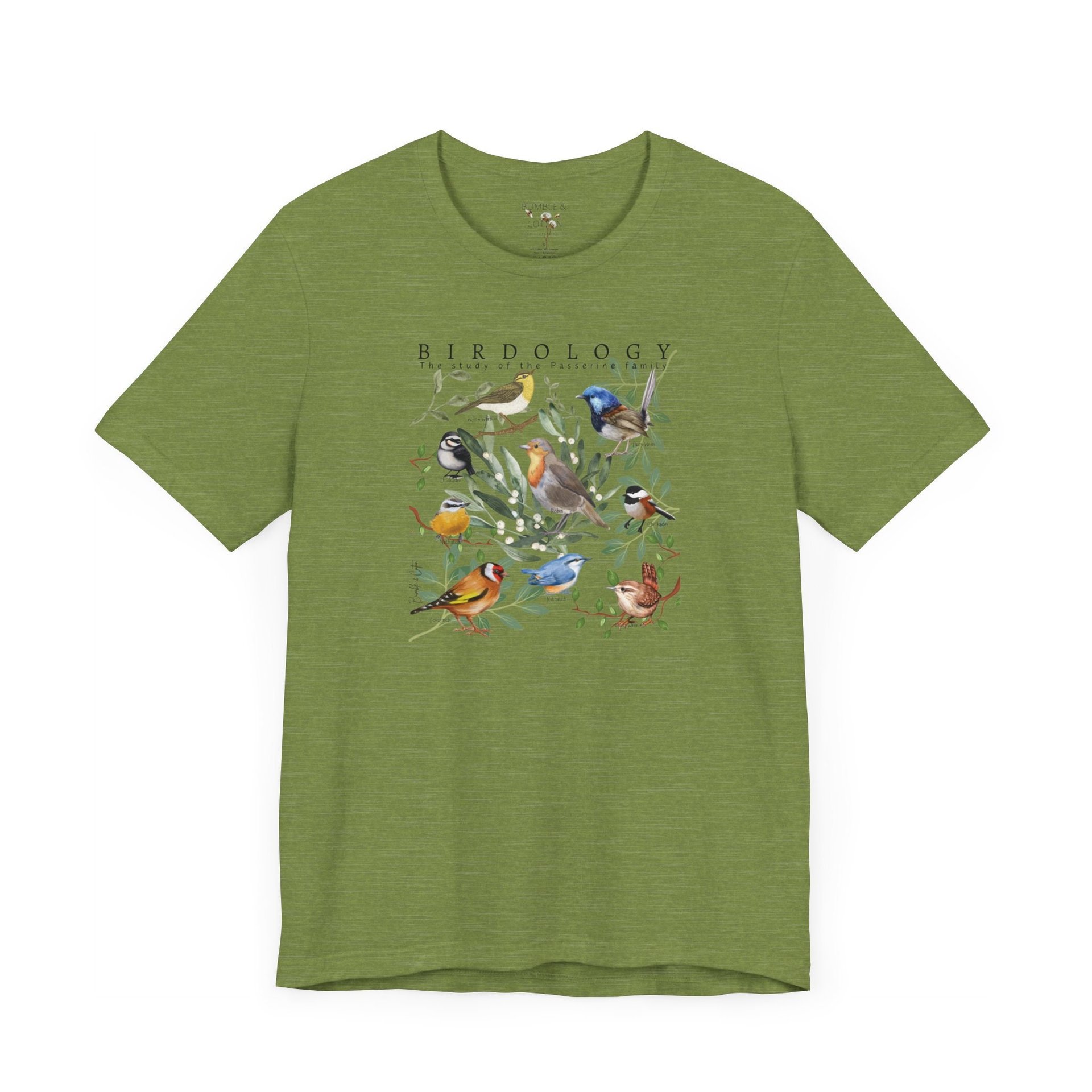 BIRDOLOGY Tee Shirt || Passerine Bird T-Shirt || Study of Birds T-shirt || Gender Neutral Gift