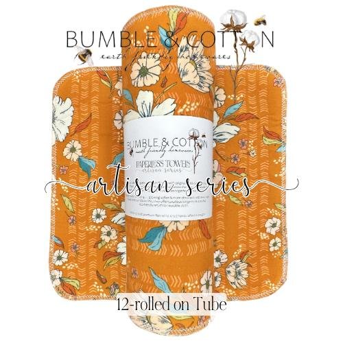 Olden Bouquets Paperless Towels || Artisan Series || Maureen Cracknell Art