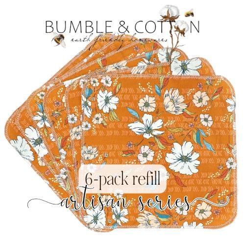 Olden Bouquets Paperless Towels || Artisan Series || Maureen Cracknell Art