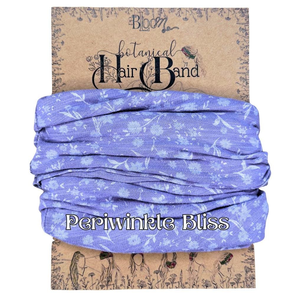 Hair Bands || Upcycled Eco gift with a Purpose || botanical hair accessories ||