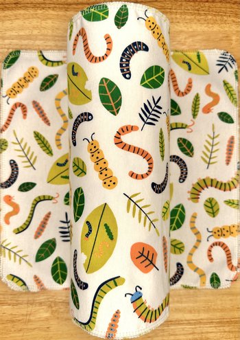 Insects & Leaves Paperless Towels || Unpaper Towels || Eco Alternative Zero Waste Kitchen