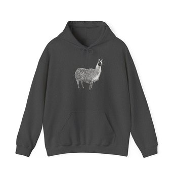 Llovely Llama Hoodie || Llama Llover Hoodie || Llama Hooded Sweatshirt Gender Neutral Gift