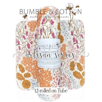 Bluebells & Buttercups Paperless Towels || Reusable Paper Towels || Artisan Series || Bonnie Christine